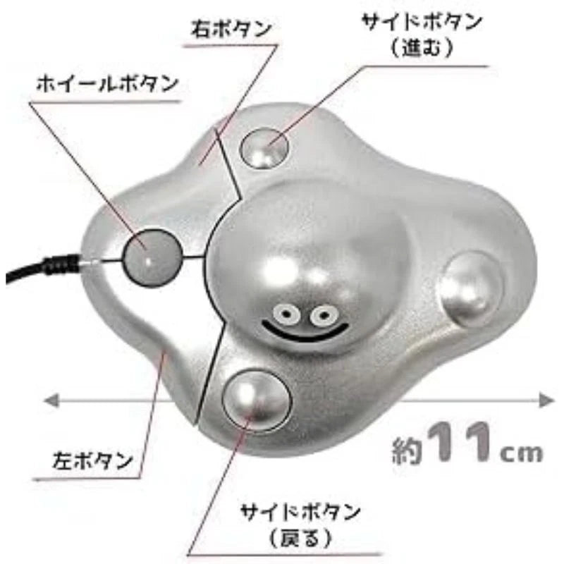 TAITO Dragon Quest AM PC Mouse Stray Metal Slime UFFICIALE GIAPPONE