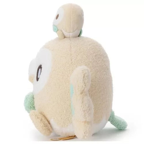 Pokémon Pokepeace Rowlet com Mini Plush Ver. Boneca de pelúcia JAPÃO OFICIAL