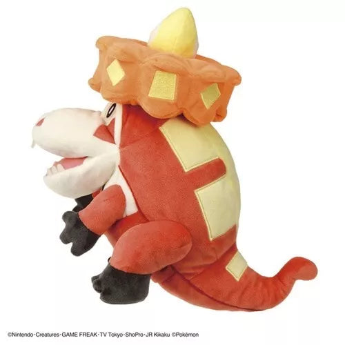 Pokemon Center Original Ookina Kuchi Baku Baku Crocalor Plush Doll JAPAN