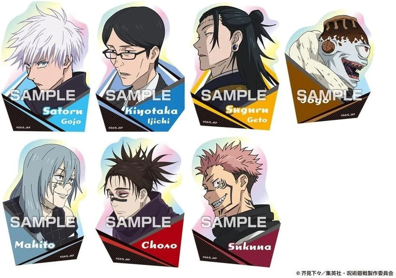 Jujutsu Kaisen Chara Cut Sticker Gum 16Pack Box Candy Toy JAPAN OFFICIAL