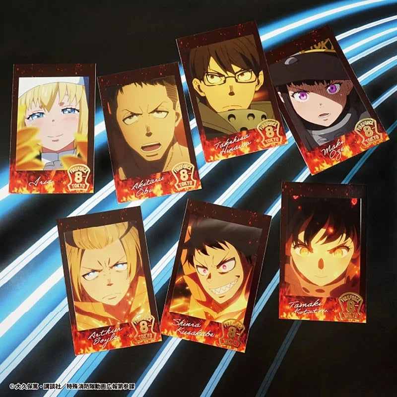 Enen no Shouboutai Vol.2 Snapshot Gum 20Pack Box Candy Toy JAPAN OFFICIAL