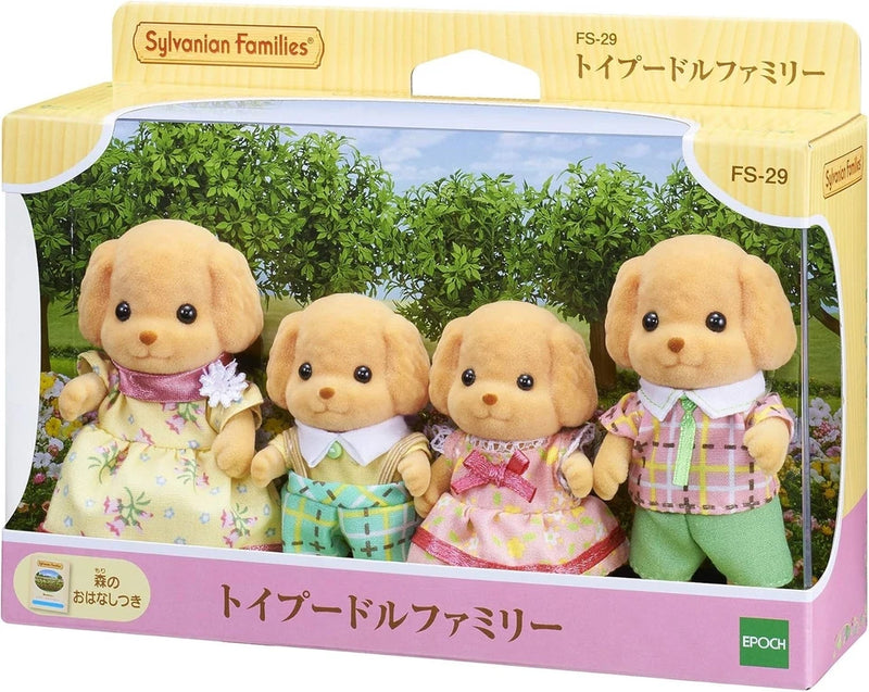 Epoch Sylvanian Families Calico Critters Toy Poodle Family FS-29 Doll JAPAN