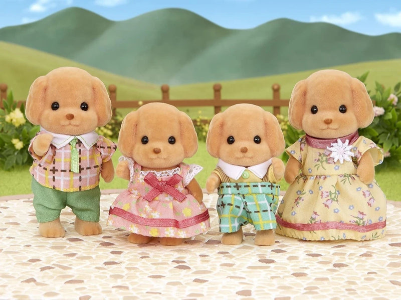Epoch Sylvanian Families Calico Critters Toy Poodle Family FS-29 Doll JAPAN