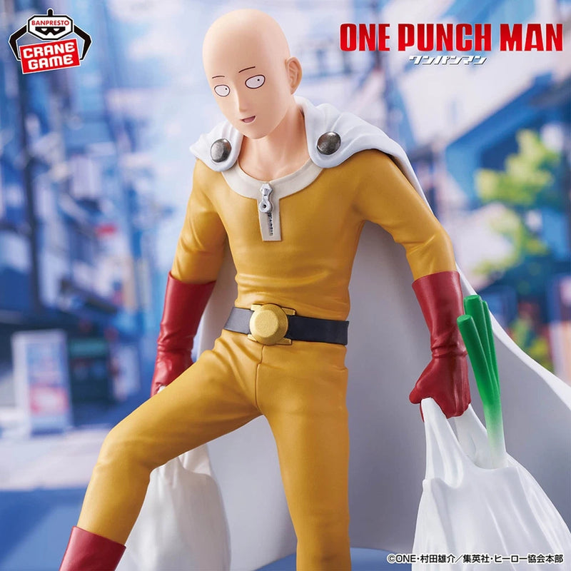 Banpresto One Punch Man One Punch Life Saitama Shopping Figure JAPAN OFFICIAL