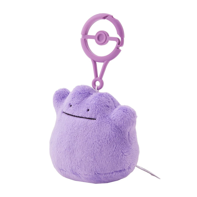 Pokemon Center Original Ditto Plush with Carabiner JAPAN OFFICIAL