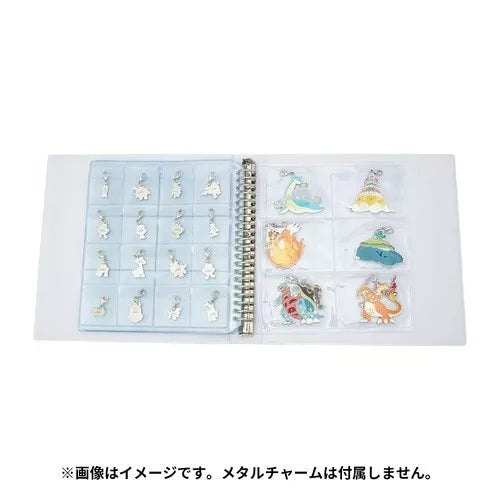 Pokemon Center Original Binder Metal Keychain Silhouette Ver. JAPAN OFFICIAL