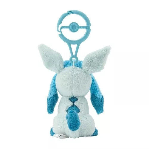 Pokemon Center Original Plush Mascot Keychain with Carabiner Glaceon JAPAN