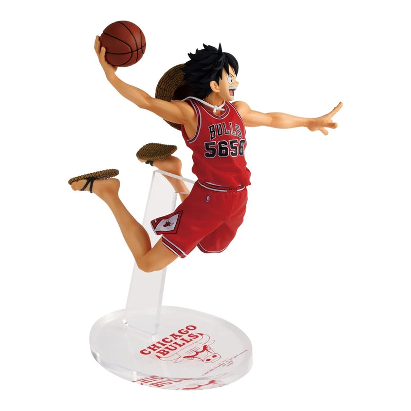 ONE PIECE x NBA Master Stars Piece The Monkey D Luffy Chicago Bulls Figure