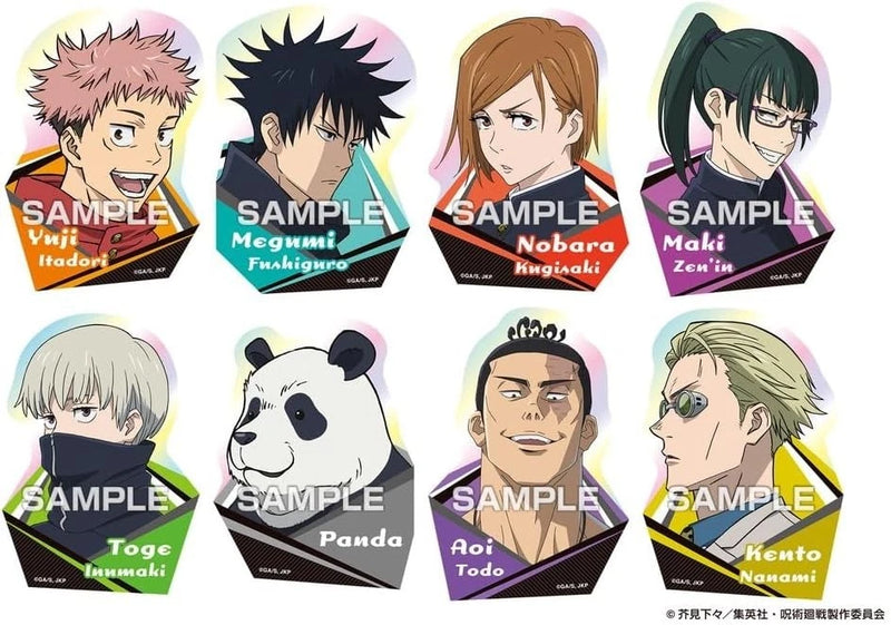 Jujutsu Kaisen Chara Cut Sticker Gum 16Pack Box Candy Toy JAPAN OFFICIAL
