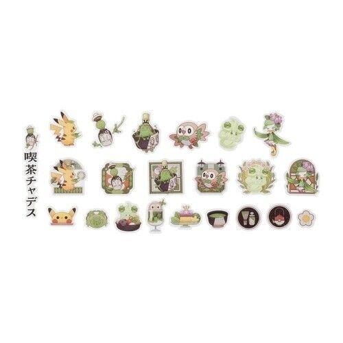 Pokemon Center Original Cafe Poltchageist Assorted Sticker Set JAPAN OFFICIAL