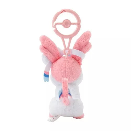 Pokemon Center Original Peluche Mascota Llavero con Mosquetón Sylveon JAPÓN