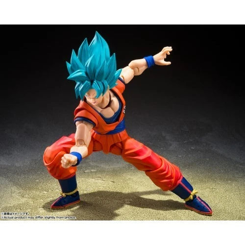 S.H.Figuarts Super Saiyan God Super Saiyan Son Goku Blue Power Action Figure