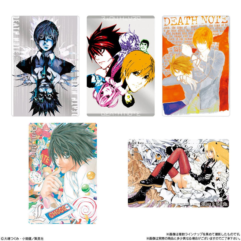 death note card sleeves BANDAI DEATH NOTE Wafer Cards 20 Pack BOX TCG JAPAN OFFICIAL — ToysOneJapan