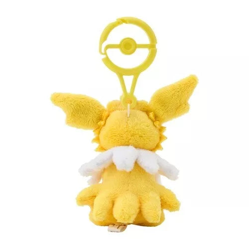 Pokemon Center Original Plüsch-Maskottchen-Schlüsselanhänger mit Karabiner Jolteon JAPAN