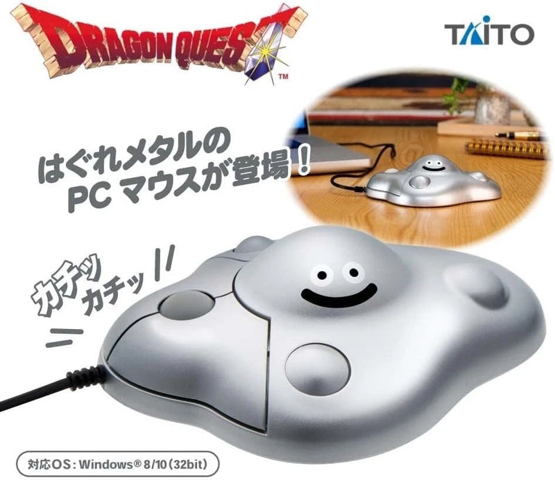 TAITO Dragon Quest AM PC Mouse Stray Metal Slime UFFICIALE GIAPPONE