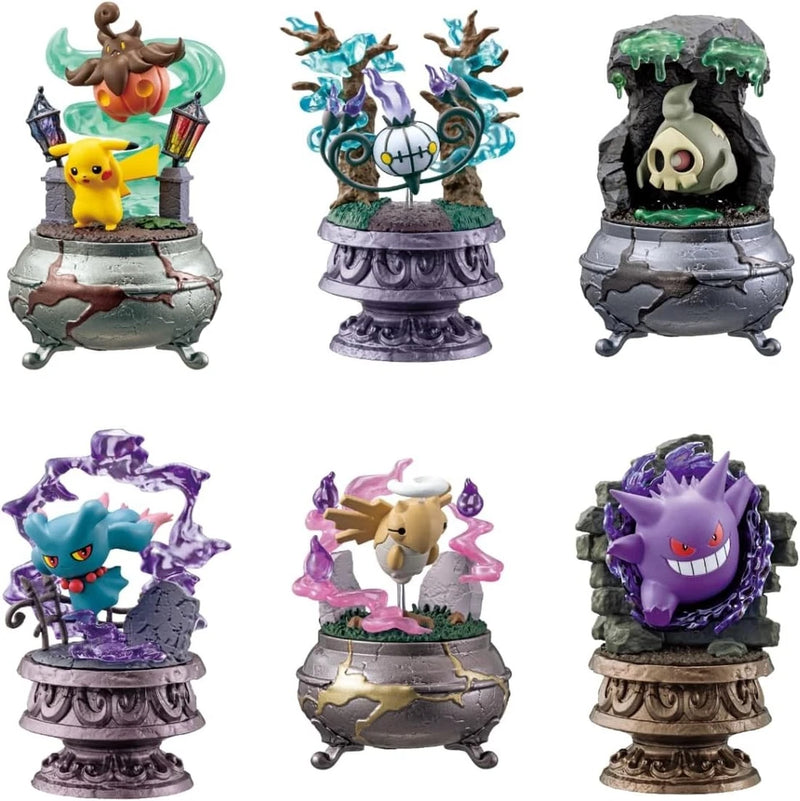 Re-ment Pokemon Little Night Collection Vol 2. All 6 type Set Re-ment Pokemon Little Night Collection Vol 2. All 6 type Set