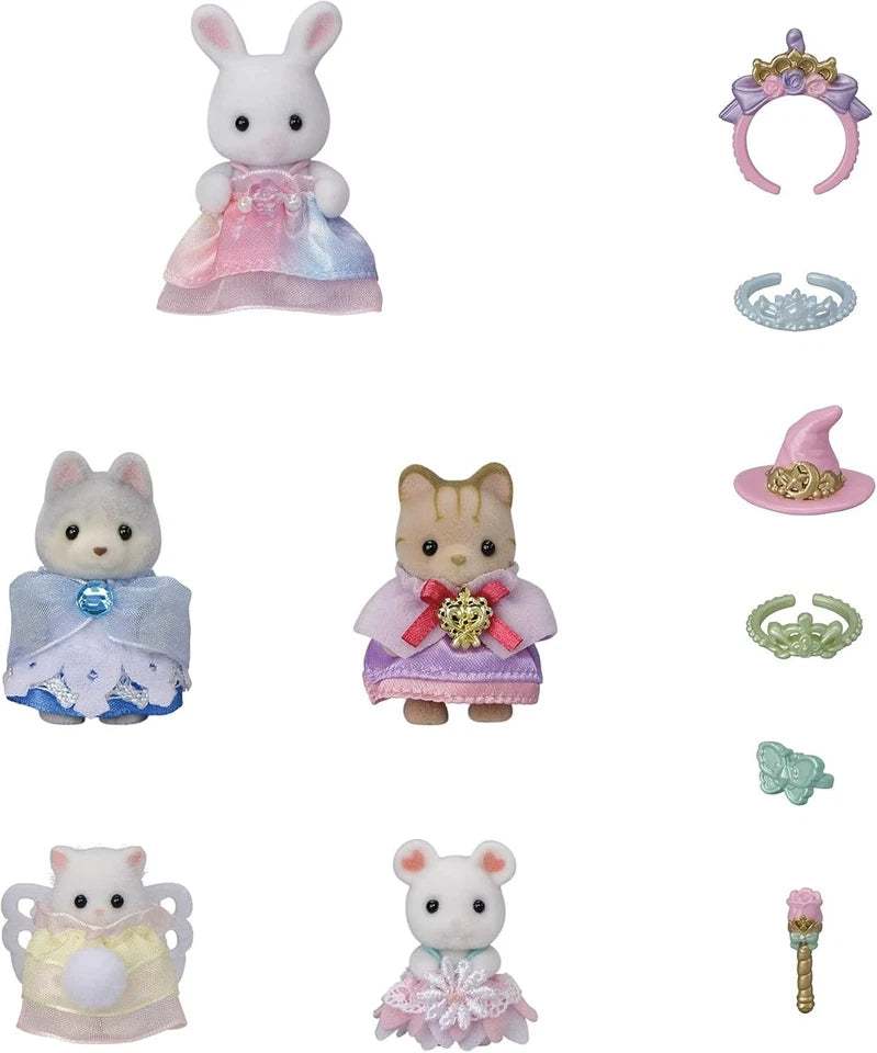 Epoch Sylvanian Families Dream Color Baby Princess Set KO-74 Doll JAPAN OFFICIAL