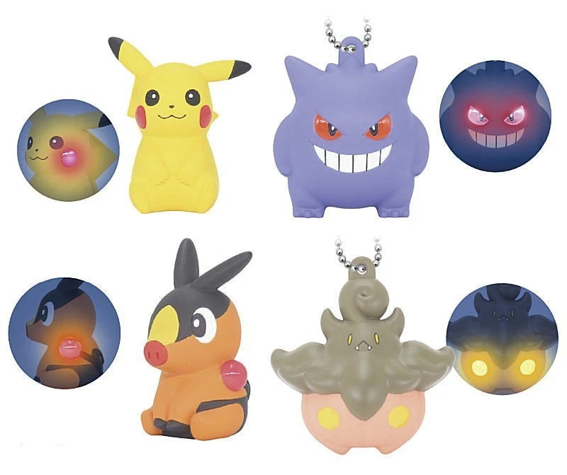 Pokemon Lamp Mascot Complete Set Capsule Toy JAPAN OFFICIAL