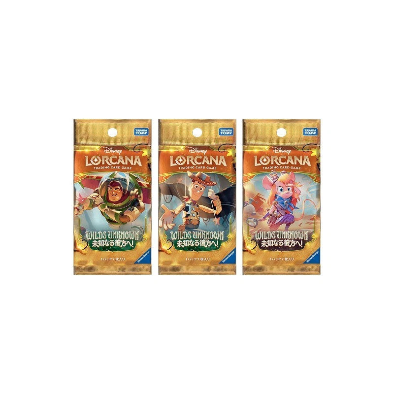 Disney Lorcana Wilds Unknown Booster Pack Box TCG JAPAN OFFICIAL
