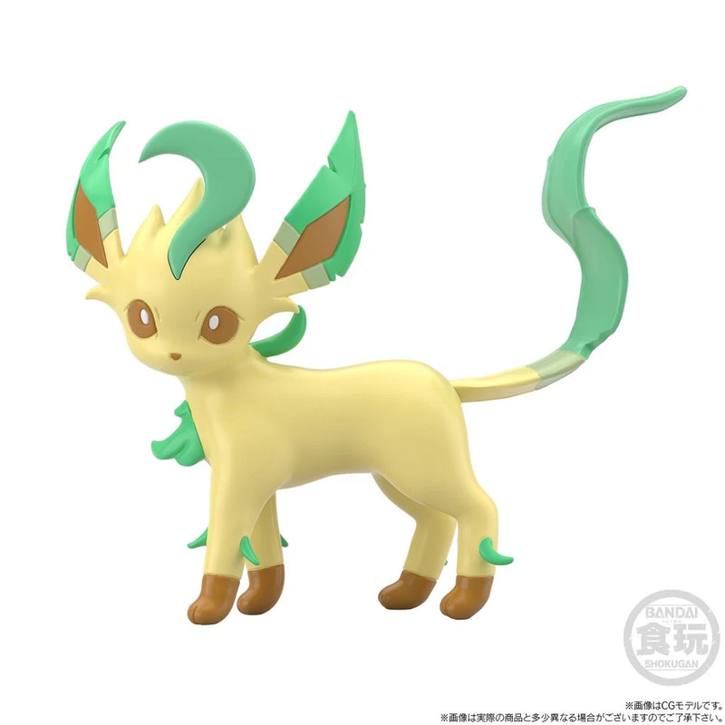 BANDAI Pokemon Scale World Hisui Region Adaman & Leafeon Figure JAPAN OFFICIAL