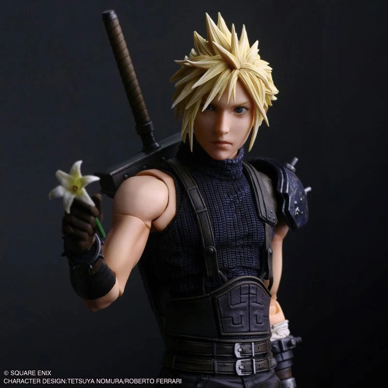 Square Enix Final Fantasy VII Rebirth PLAY ARTS Shin Cloud Strife Action Figure