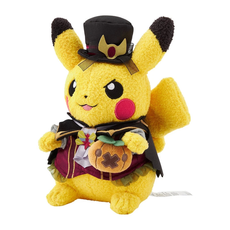 Pokémon Center Original Halloween Ghost Chateau Pikachu Boneca de pelúcia JAPÃO