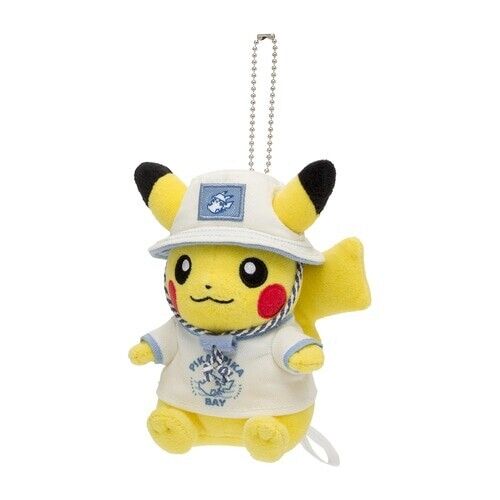 Pokemon Center Original Pikachu Leisure Style Ver. Plush Keychain JAPAN OFFICIAL