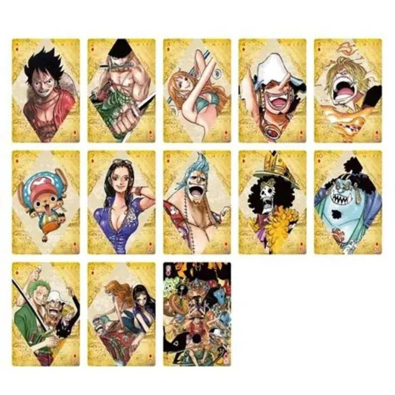 Shueisha One Piece Golden Playing Cards Trump The Straw Hat Crew JAPAN OFFICIAL