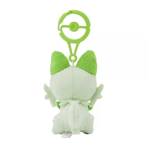 Pokemon Center Original Plush Doll with Carabiner Sprigatito JAPAN OFFICIAL