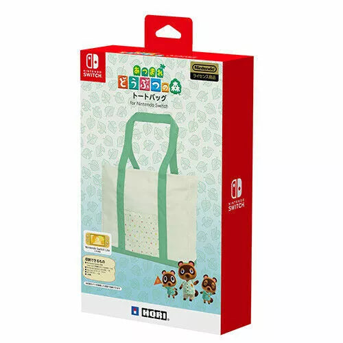 New Hori Animal Crossing Tote Bolso de hombro para Nintendo Switch Oficial Japón