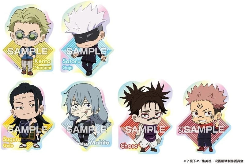 Jujutsu Kaisen Chara Cut Sticker Gum 16Pack Box Candy Toy JAPAN OFFICIAL