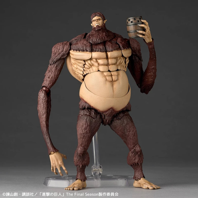 Kaiyodo Revoltech Amazing Yamaguchi Attack on Titan Beast Titan Action Figure