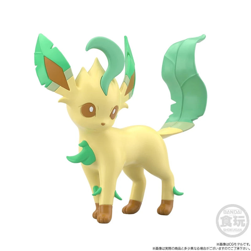 BANDAI Pokemon Scale World Hisui Region Adaman & Leafeon Figure JAPAN OFFICIAL