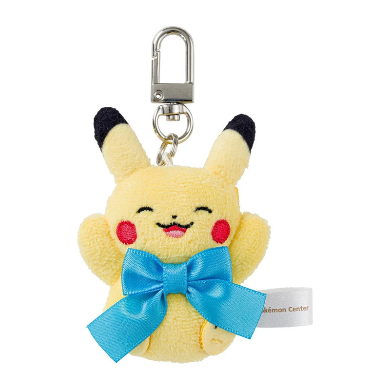 Pokemon Center Original Greeting Card with Plush Keychain Pikachu JAPAN OFFICIAL