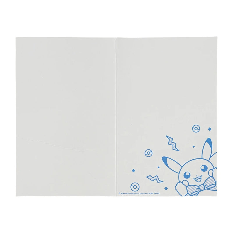 Pokemon Center Original Greeting Card with Plush Keychain Pikachu JAPAN OFFICIAL