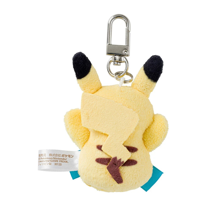 Pokemon Center Original Greeting Card with Plush Keychain Pikachu JAPAN OFFICIAL