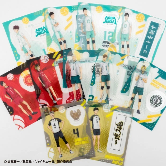 Haikyuu!! 2 Set Clear Sticker Gum 20Pack Box Candy Toy JAPAN OFFICIAL