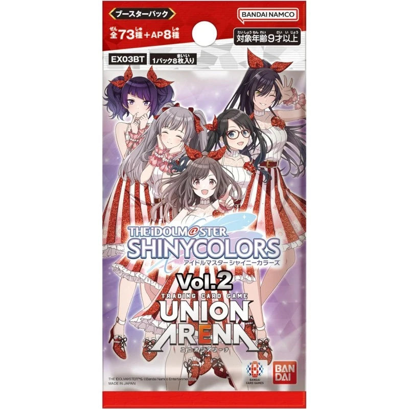 BANDAI Union Arena The IDOLM@STER Shiny Colors Vol.2 EX03BT Booster Pack Box TCG