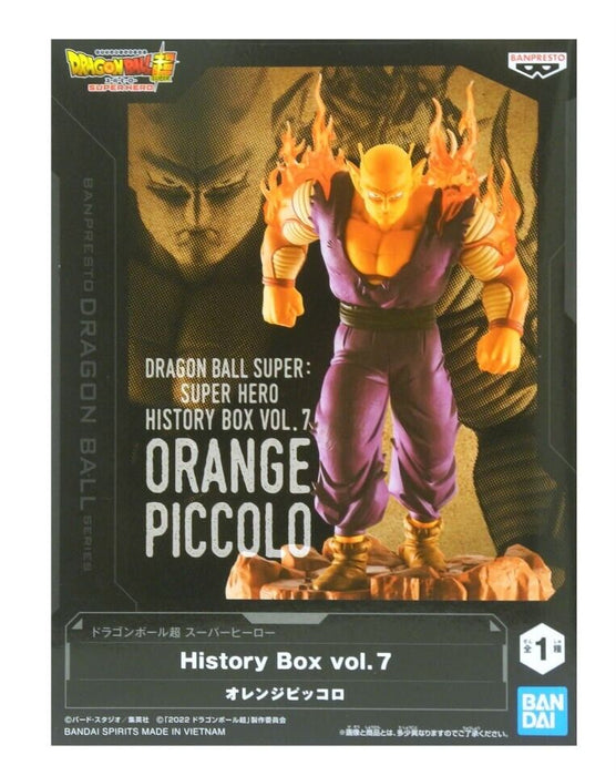 Banpresto Dragon Ball Super Hero History Box Vol.7 Orange Piccolo Figura Giappone