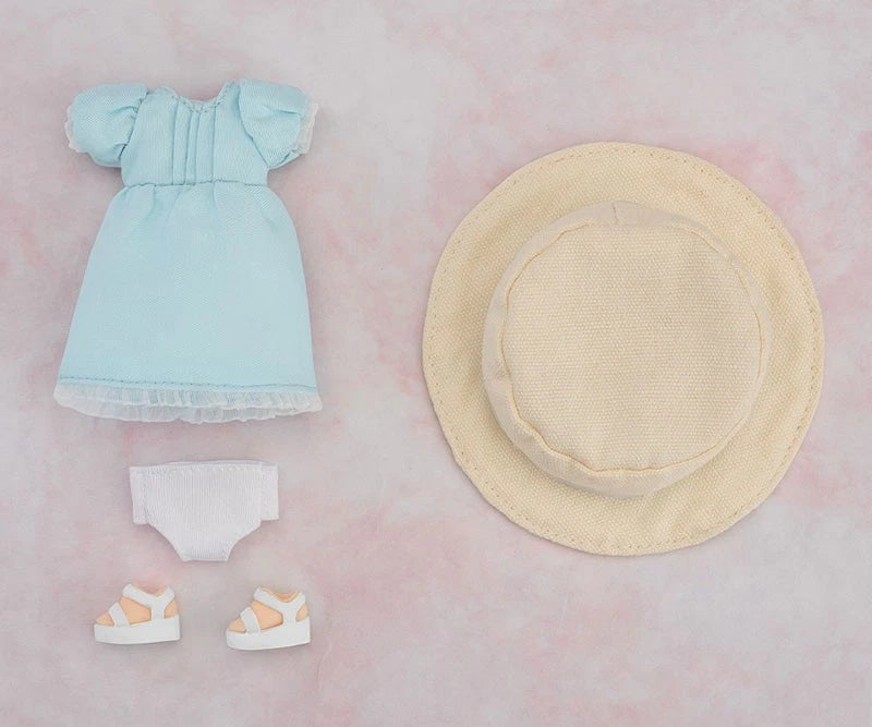 Nendoroid Doll Outfit Set Simple Dress Blue JAPAN OFFICIAL