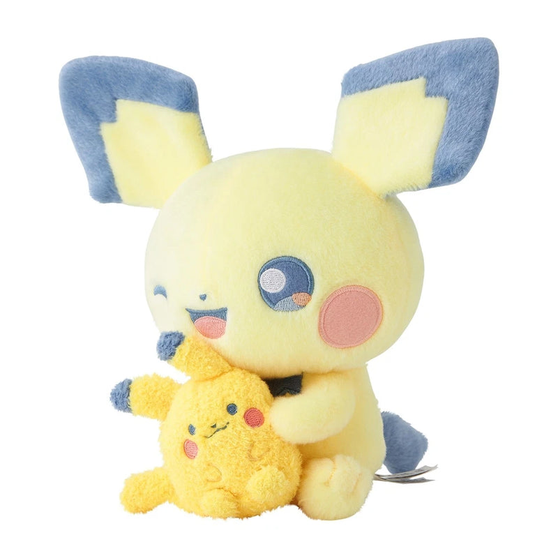 Pokemon Center Original Little Daydream Pichu & Pikachu Plush Doll JAPAN