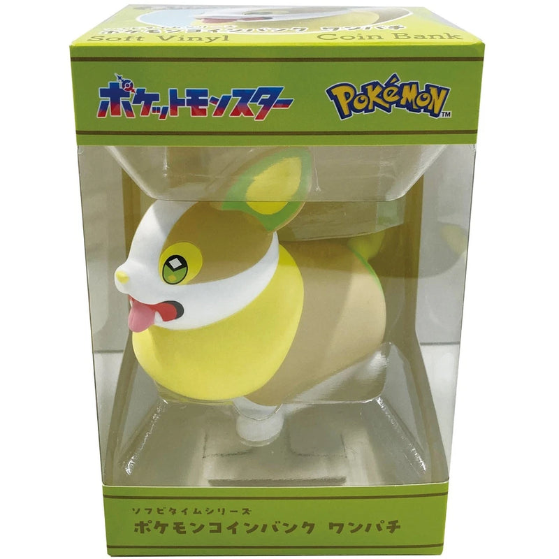 Pokemon Soft Vinyl Time Series Pokemon Coin Bank Yamper JAPAN OFFICIAL