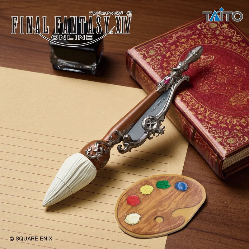 TAITO Final Fantasy XIV Pictmancer Ballpoint Pen & Memo Set JAPAN OFFICIAL