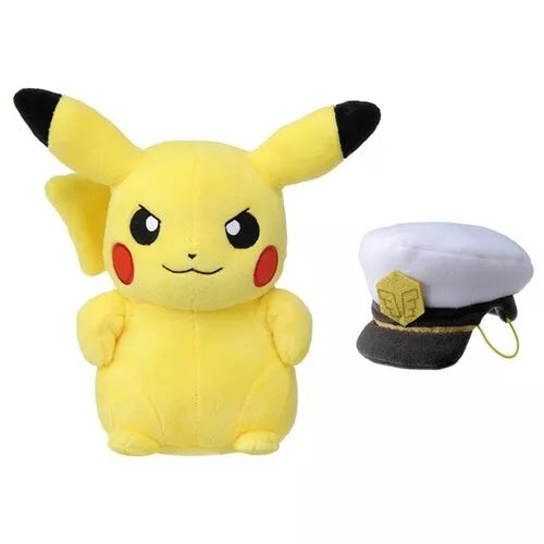 Capitán de muñeca Pokemon Plush Pikachu Japón