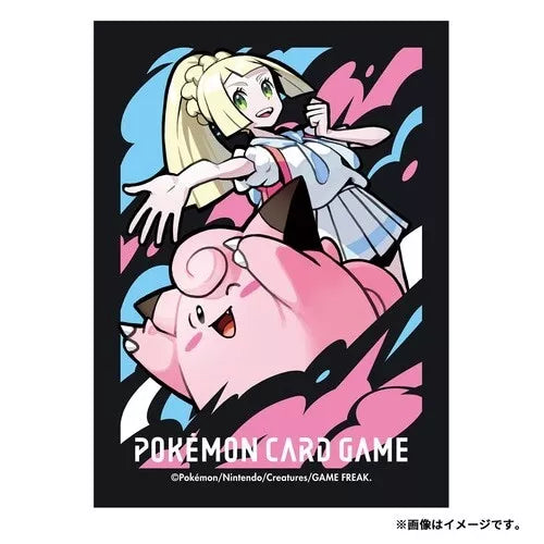 Fundas para tarjetas originales de Pokemon Center Lillie & Clefairy OFICIAL DE JAPÓN