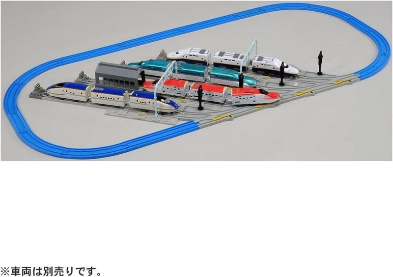 Takara Tomy PlaLarail Veículo Base Rail Yard & Rail Set Japan Oficial