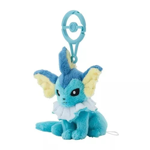 Pokemon Center Original Peluche Mascota Llavero con Mosquetón Vaporeon JAPÓN