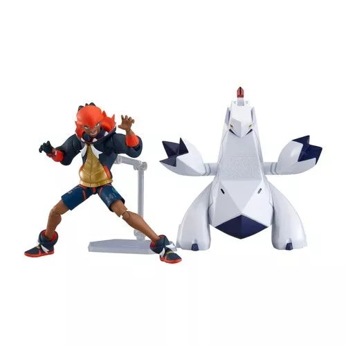 Pokemon Center Original Raihan and Duraludon Action Figure JAPAN OFFICIAL