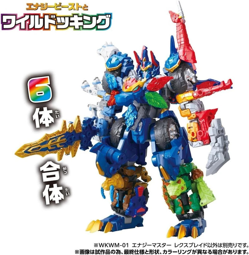Takara Tomy Transformers Wild King Energy Master Rexblade WKWM-01 Action Figure