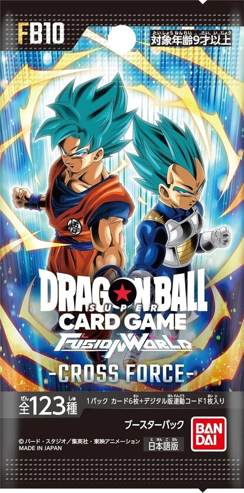 BANDAI Dragon Ball Super Card Game Fusion World FB10 Booster Box TCG JAPAN